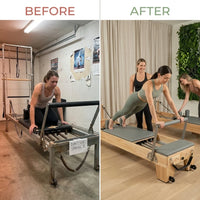 Wooden Pilates Reformer — Before & After