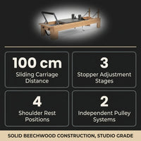 Wooden Pilates Reformer — Results & Stats