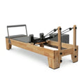 Pilates Reformer Crafted for Studio Performance, Solid Beechwood Frame, 100cm Sliding Range, Jump Board Included